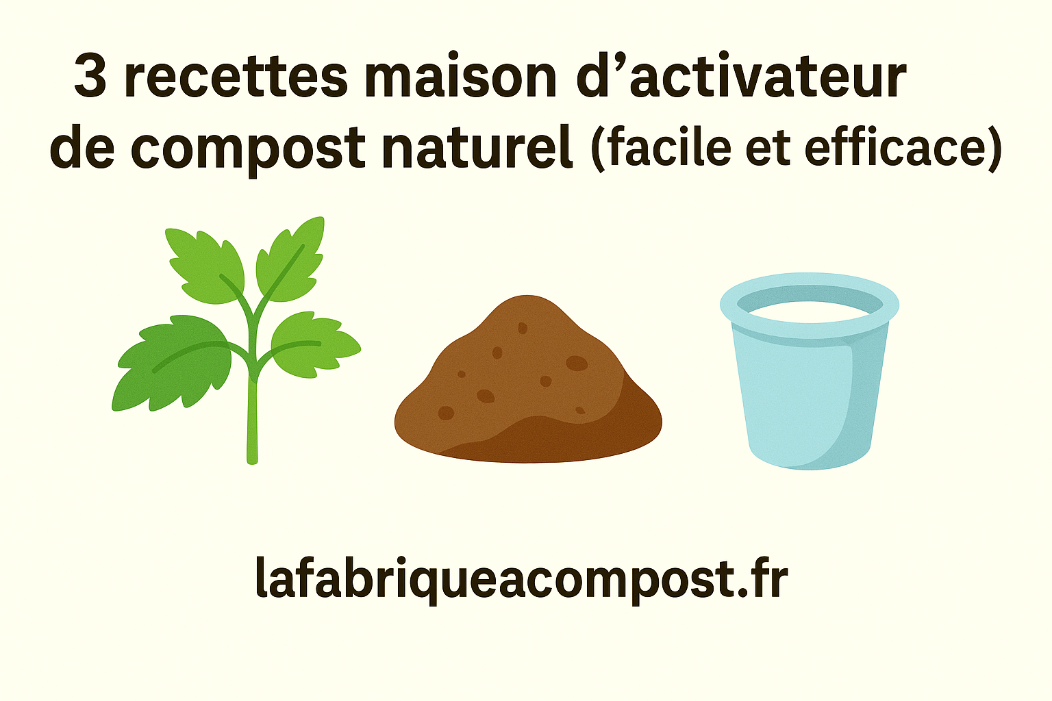 3 recettes maison d’activateur de compost naturel (facile et efficace)