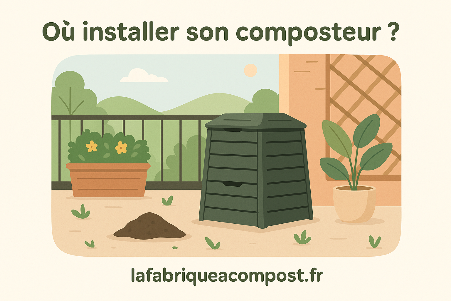 Où installer son composteur ?